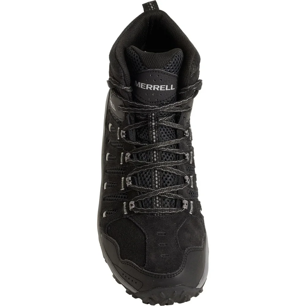 Merrell Crosslander 3 Mid Hiking Boots ‎ Waterproof Leather  Men Sz 10 Black Mid